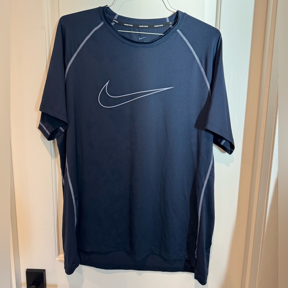 Nike Pro Dri-FIT Navy Tee